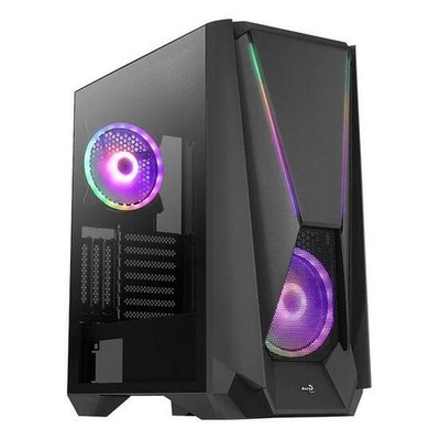 Aerocool PC Gehäuse Visor Mid-Tower Schwarz