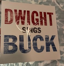 Dwight Yoakam Signed Vinyl Album Dwight Sings Buck