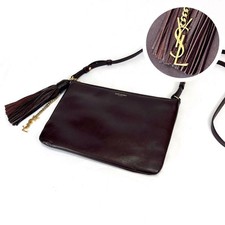 Saint Laurent Mini Shoulder Bag Tassel Fringe Cassandra Women Luxury Classic