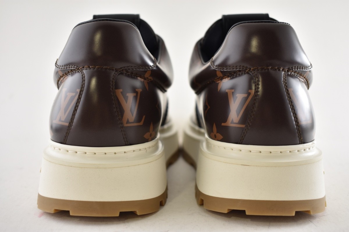 Louis Vuitton LV x NBA Abbesses Derby Ebony Brown Monogram Sneaker