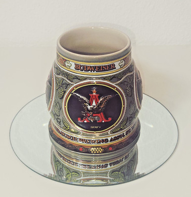 Anheuser Busch Budweiser Historical A&E Eagle Series Mug The 1890 Edition
