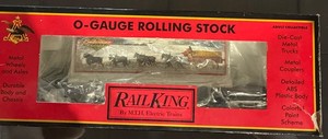 MTH Railing 30–76279 Budweiser Flat Car With Billboard
