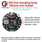 22.5W PD/QC Fast Charging Module Mobile Power Bank Circuit Board for Battery DIY
