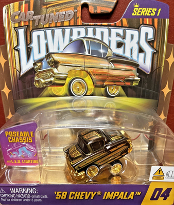 Car Tuned Low riders LED Glow 58 Chevy Impala # 04 MGA SERIES 1 | eBay