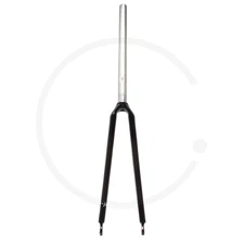 Carbon Racing Fork 3K Finish 28" Road Bike 700C | 1" Ahead | 350mm Alloy Steerer