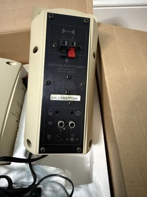 PCスピーカー Apple Design Powered Speakers Just got these AppleDesign speakers from an auction, untested no