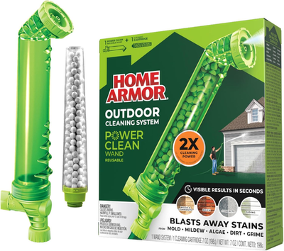 #ad Power Clean Wand Outdoor Cleaning System Blasts Away Stains from Mold Mildew $32.99