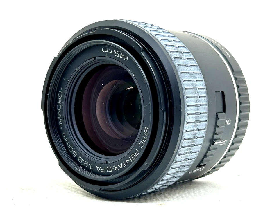 【 N MINT 】 Pentax SMC Pentax-D FA 50mm F/2.8 Macro Lens w/ Hood Pouch from Japan - Image 3 of 4