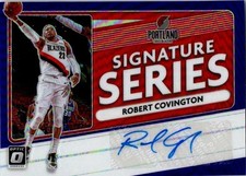 2020-21 Donruss Optic Signature Series Purple SS-RCV Robert Covington Auto Prizm