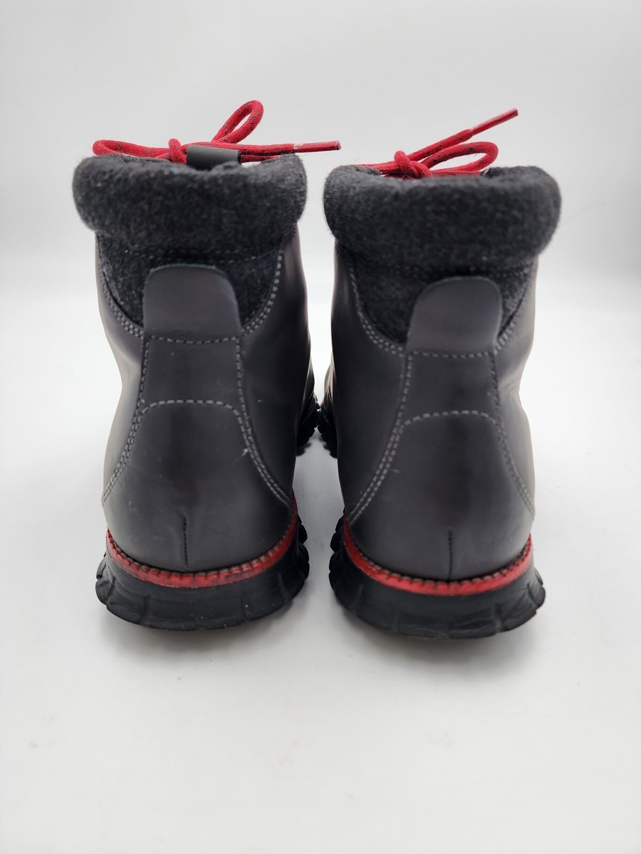 COLE HAAN Zerogrand Hiker Boots C29486 Magnet Leather Men display picture 1