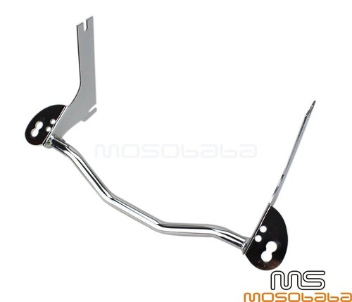Chrome Spot Passing Light Auxiliary Lamp Bar Mount Bracket For Road King 1994-13 - Picture 8 of 12