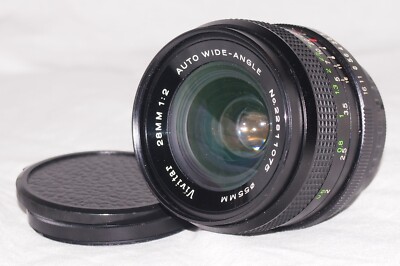 Vivitar 28 mm f2 Weitwinkel-Objektiv mit großer Blende Festbrennweite für Pentax PK-Bajonett