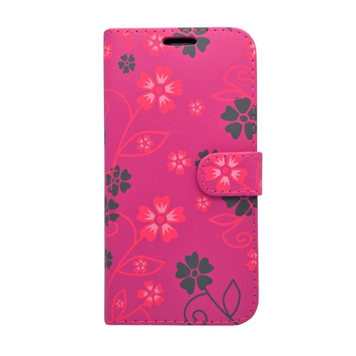 Case For Samsung Galaxy S6 Edge Wallet Flip PU Leather Flower Swirl Pouch Cover - Picture 17 of 24