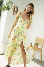 Urban Outfitters Strappy Back Midi Dress Size XS Z538