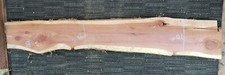 Red Cedar Figured 5ft board top sign knotty figured Live Edge Slab taxidermy 56