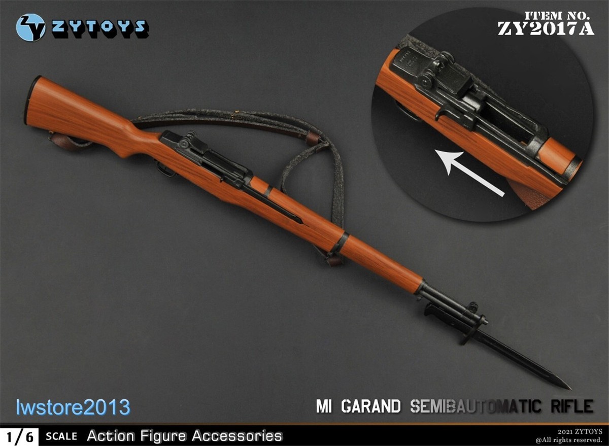ZYTOYS 1/6 ZY2017A MI Garand Semibautomatic Rifle Weapon For 12