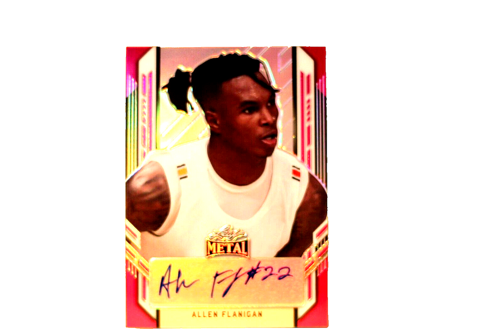 2021-22 LEAF METAL AUTO 6/25 PINK PARALLEL ALLEN FLANIGAN #PA-AF1 (228)