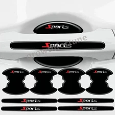 8Pcs/Set Car Door Handle Bowl Anti Scratch Sticker Protector Cover Decoration