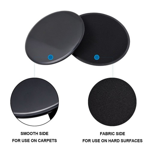 2X Exercise Sliding Gliding Discs Fitness Core Sliders Sport Full Body Workout - Picture 4 of 8