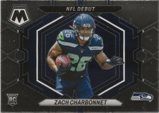 2023 Panini Mosaic Zach Charbonnet RC Rookie Card Seattle Seahawks
