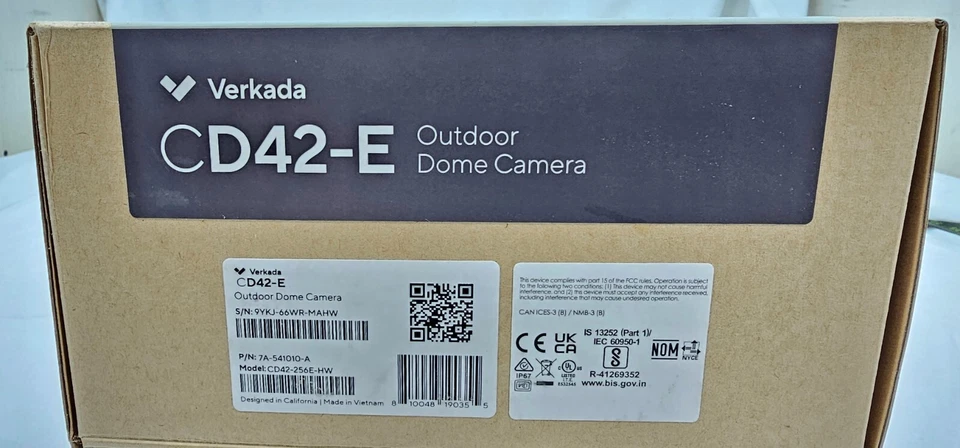 Verkada CD42-E Outdoor Dome Camera CD42-256E-HW - 7A-541010-A - New - Image 3 of 4