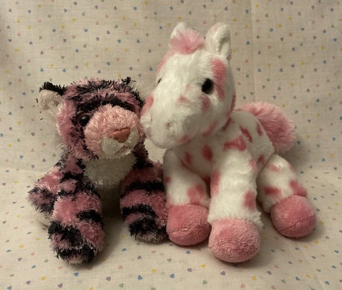 pink stuffed tiger
