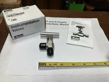 Parker Instrumentation 4M-V4AN-SS-T,  V4 Series Needle Valve, 316 Stainless