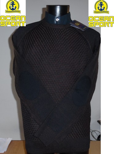 ☆ OCEAN SPORT MAGLIA UOMO MAGLIONE GIROCOLLO PULLOVER MISTO LANA MERINOS ☆  | eBay
