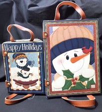 2 CESTAS DE NAVIDAD Muñeco de Nieve Grand…