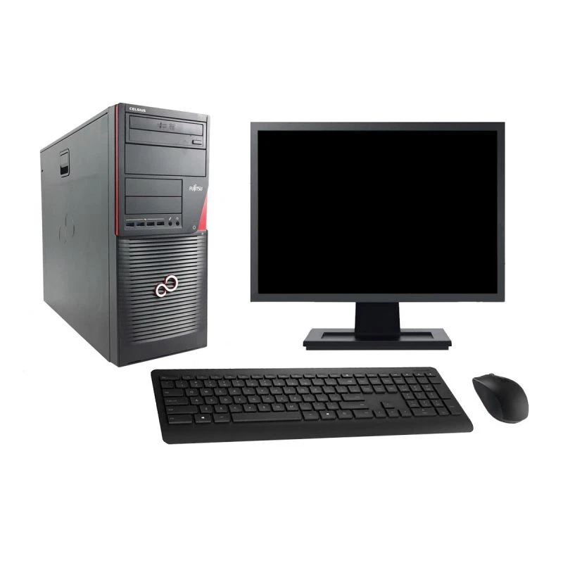 PC tour Fujitsu W530 MT Pantalla 27" Intel i3-4130 RAM 16Go GB 2To Windows 10 Wi - Imagen 2 de 4