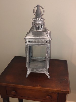 Pottery Barn Graham Lantern Farmhouse Grey Ebay