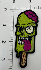 Zombie popsicle Iron-On Embroidered Patch 729