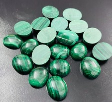 Natural Malachite Oval Loose Gemstone 3x5mm TO 12x16mm