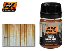 AK Interactive #AKI-013 Streaking Effects- Rust Streaks
