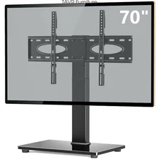 Swivel Tabletop TV Base Stand with Mount for 37 40 45 50 55 60 65 70 inch  TV