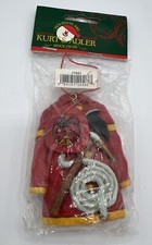 Kurt Adler christmas ornament Firefighter New In Packaging