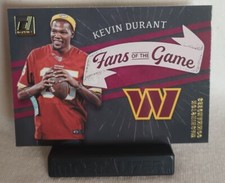 Kevin Durant 2022 Donruss Football Fans Of The Game Insert #FG-KD