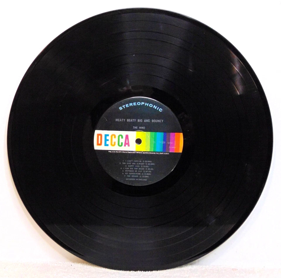 The Who – Meaty Beaty Big And Bouncy - 1971 Decca DL 79184 Classic Rock Vinyl LP - Image 4 of 4