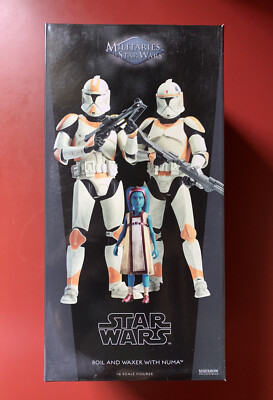 #ad Sideshow Star Wars BOIL AND WAXER WITH NUMA Militaries of Star Wars Sixth Scale $489.98