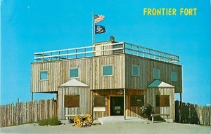 c1950s Frontier Fort, Jamestown, North Dakota Postcard | eBay