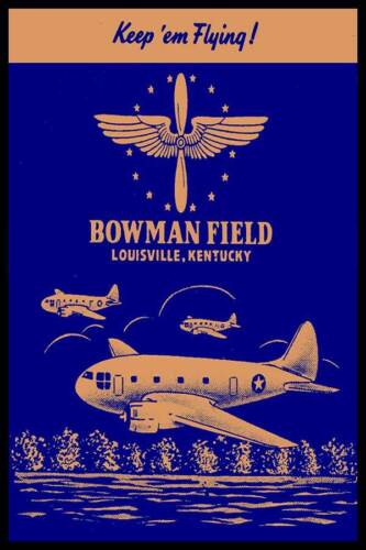 Bowman Field Louisville Kentucky Fridge Magnet