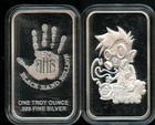 Black Hand Bullion LYFTED FARMS Limited to only 60 Proofs  1-OZ .999 Fine Silver