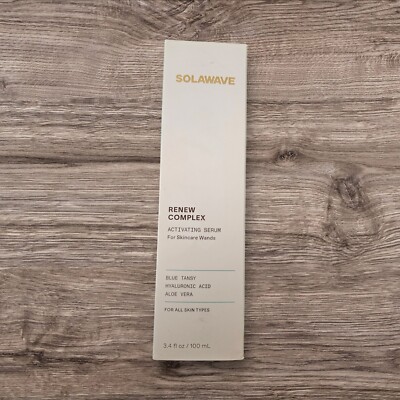 Large Solawave Renew Complex Activating Serum 3.4oz For Skincare Devices Sealed