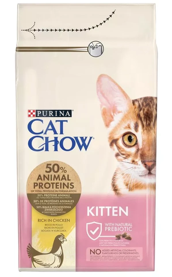 PURINA NESTLE 5997204513984 Purina Cat Chow Kitten Katzen-Trockenfutter Kätzchen Huhn 1,5 kg P