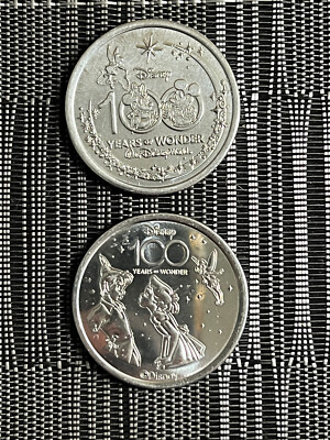 ALL 69 DISNEY WORLD 100th ANNIVERSARY SILVER COINS MEDALLIONS