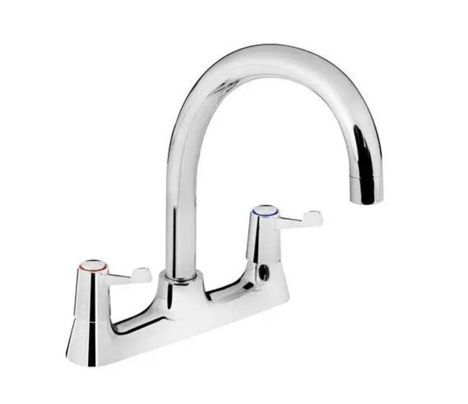 Bristan Lever Chrome Plated Deck Sink Mixer - VAL2 DSM C CD