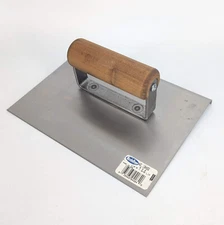 Marshalltown Hand Edger 8" x 6" Stainless Blade 1/4" R x 3/8" Lip - Wood Handle