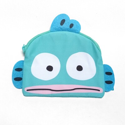 Sanrio Capsule Toy Hangyodon Mini Face Pouch Tasche Münzbörse 10,5 x 9,5 cm
