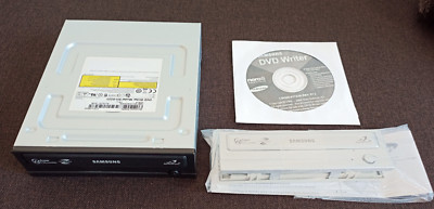 Samsung Lightscribe DVD Drive SH-S223L/RSMN 22x Writer SATA Black Grey White