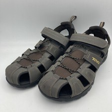 TEVA Mens Forbay Sandal Size 12 with Shoc Pad Turkish Coffee color EUC